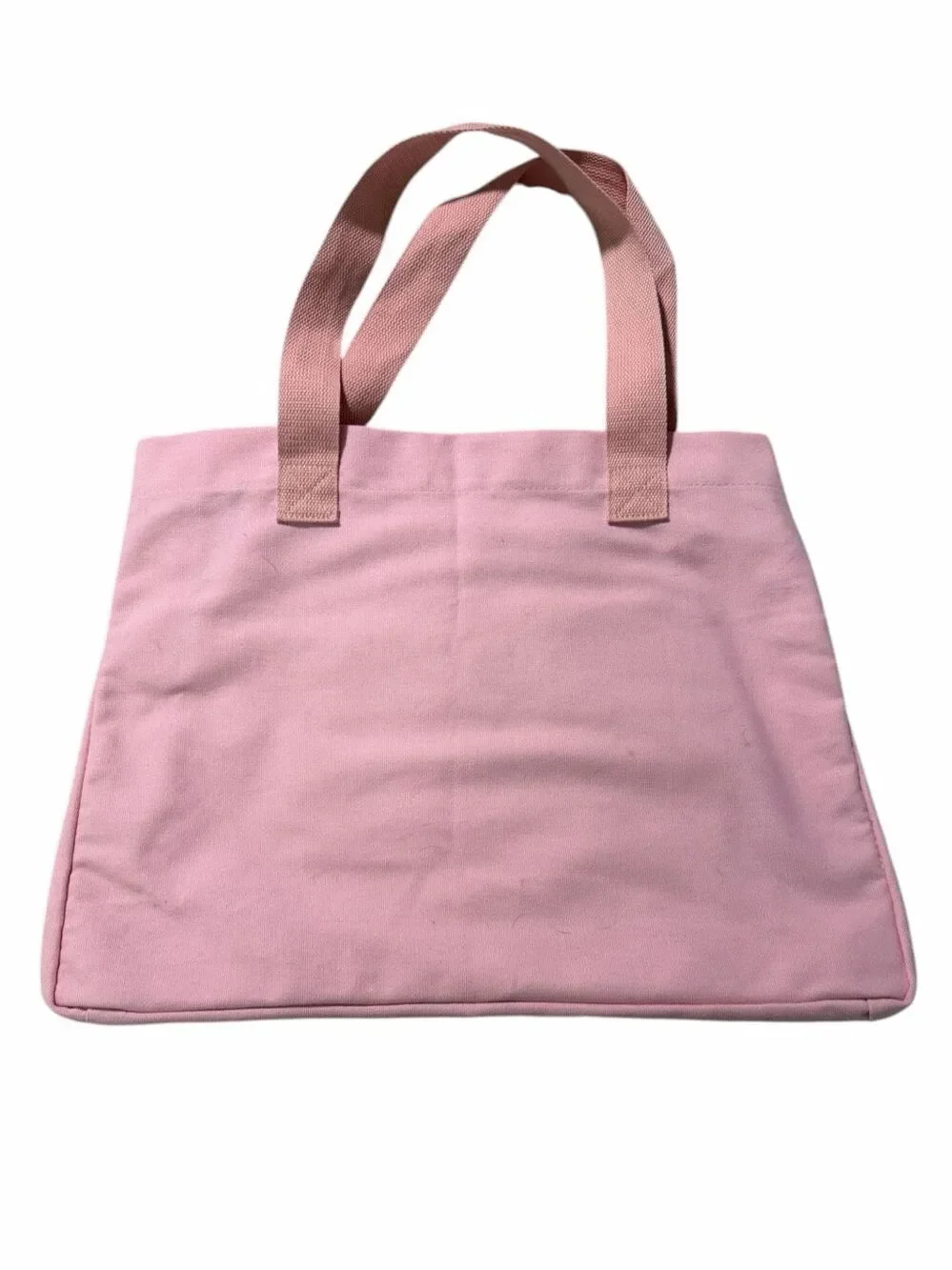 EDIKTED My Edikted Pink Collegiate Graphic Oversized Canvas Tote Bag